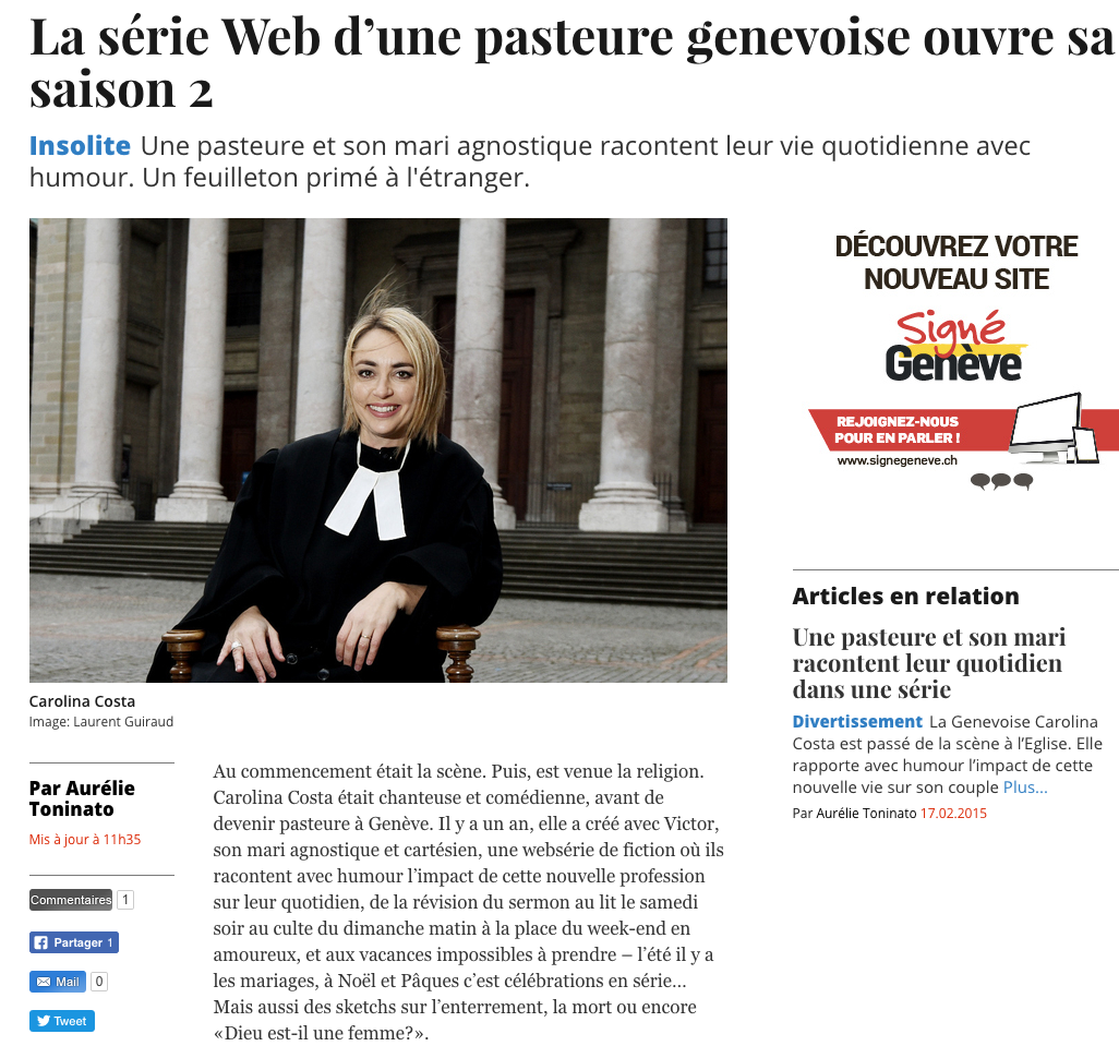 Tribune de Genève du 05 octobre 2016 1