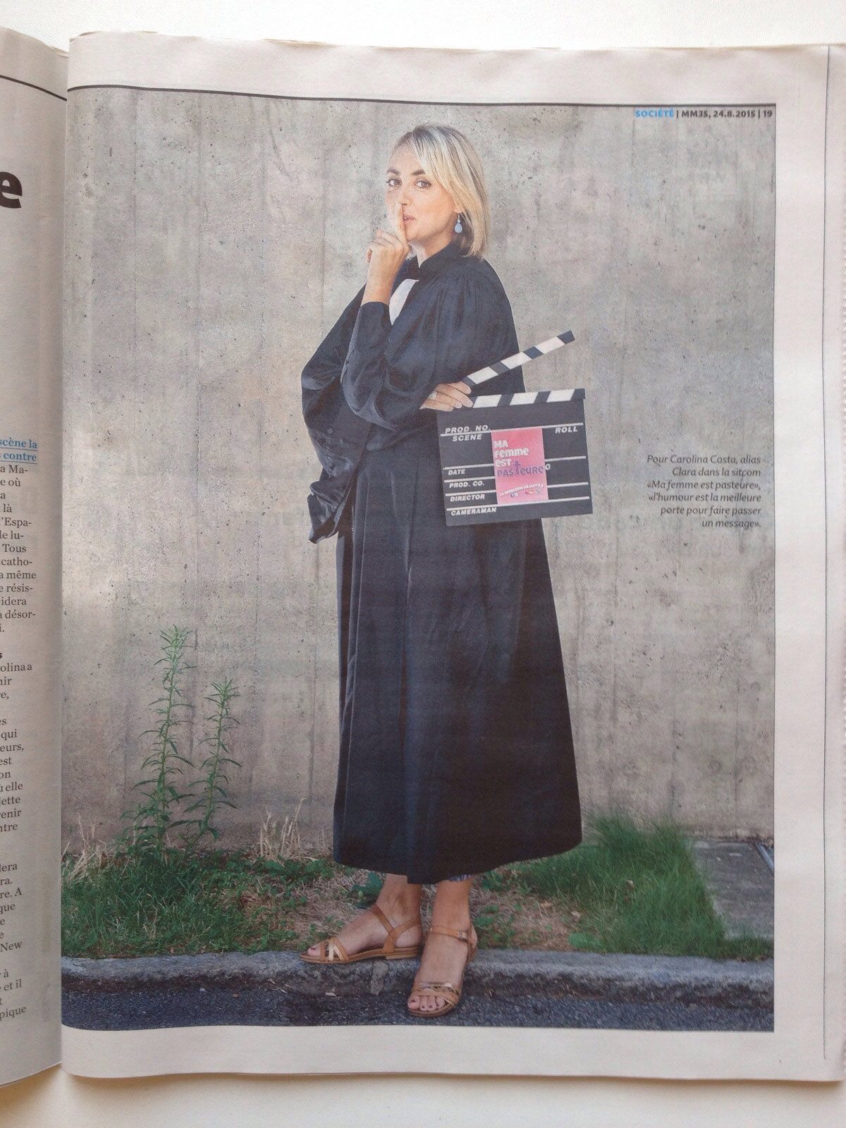 Article de presse et média : Migros Magazine 24 aout 2015 (SUITE 3) - Ma femme est pasteure